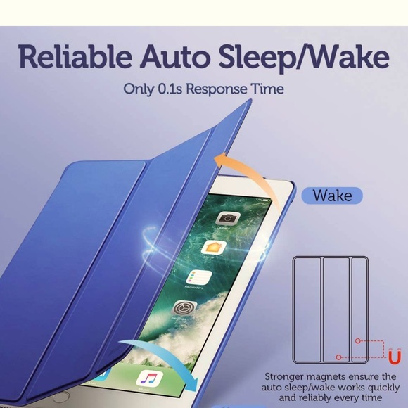 IPad Case NWT in Navy Blue iPad Slim 9.7 Inch 5th/ 6th Gen 2017/ 2018 - Picture 11 of 12